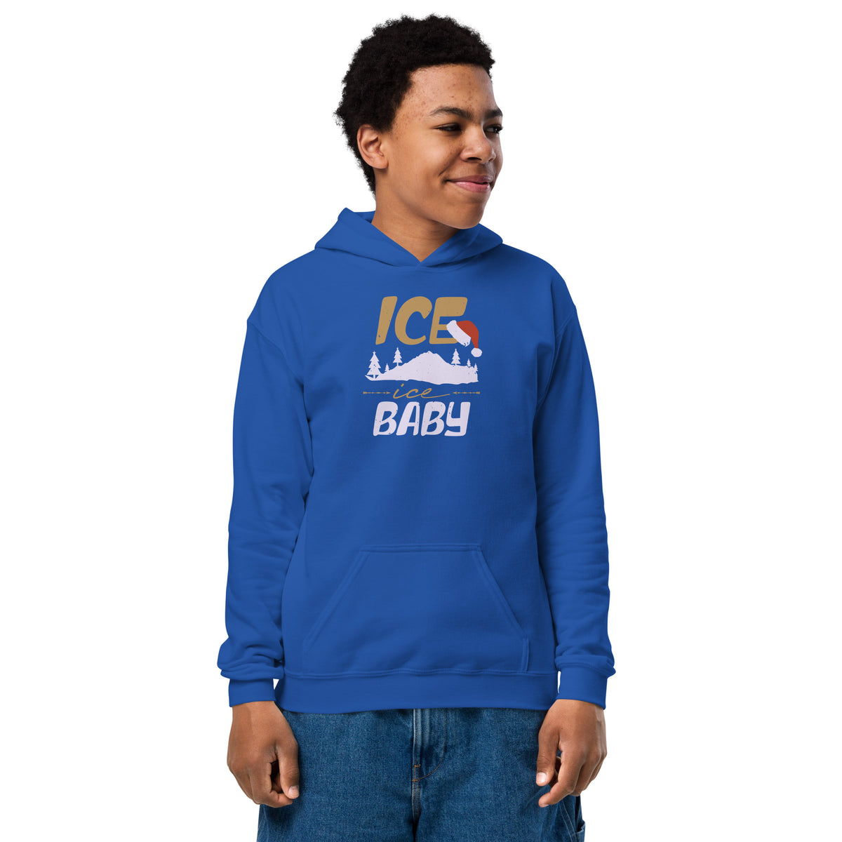 Ice Ice Baby Christmas Kids Hoodie