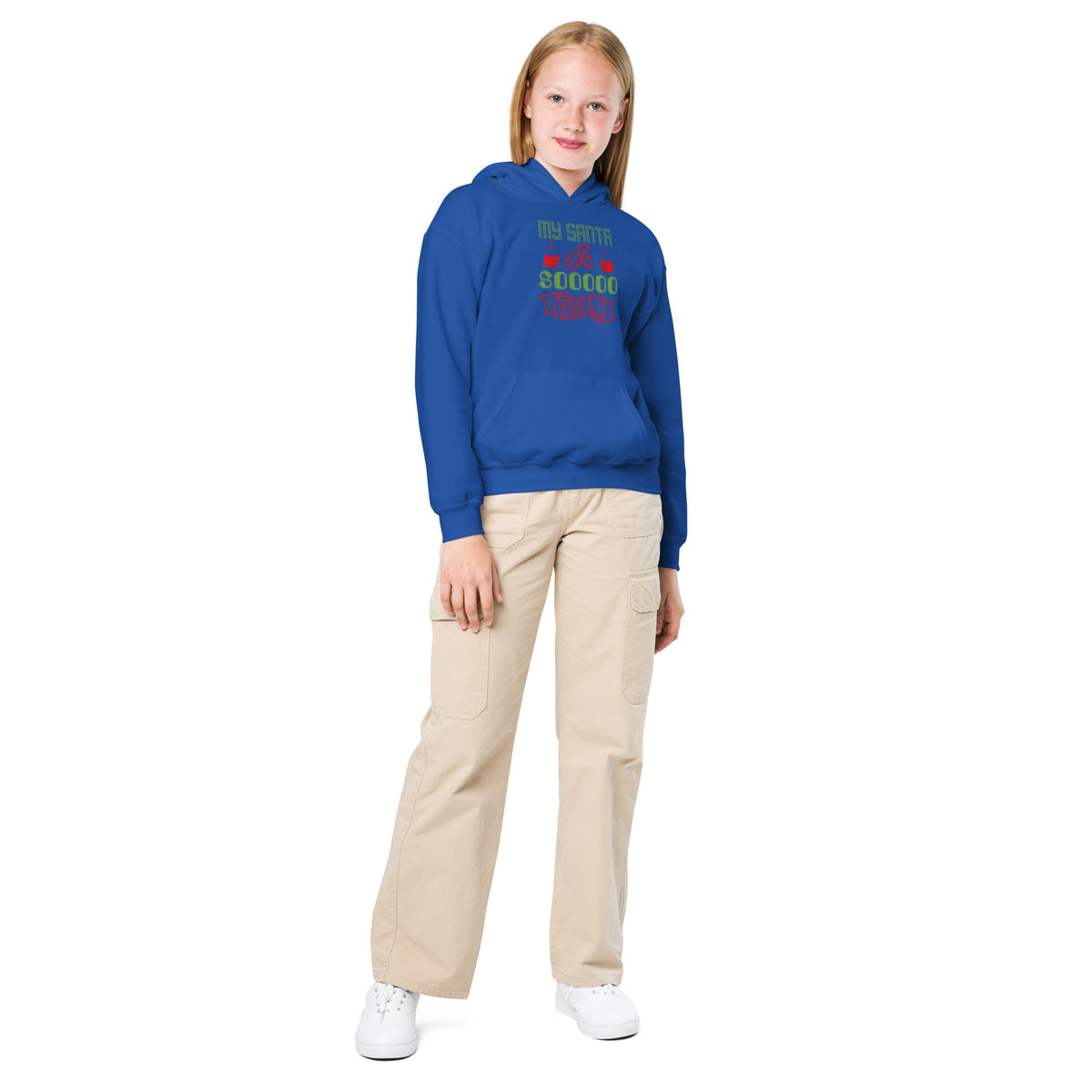 My Santa Is Soooo Sweet Christmas Kids Hoodie