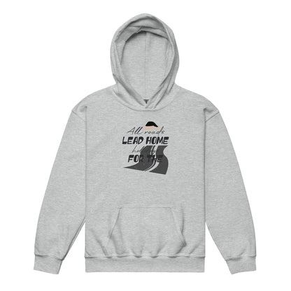 All Roads Lead Home for the Holidays Christmas Kids Hoodie