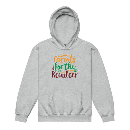 Carrots for the Reindeer Christmas Kids Hoodie