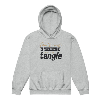 Don't Get Your Tinsel in a Tangle Christmas Kids Hoodie