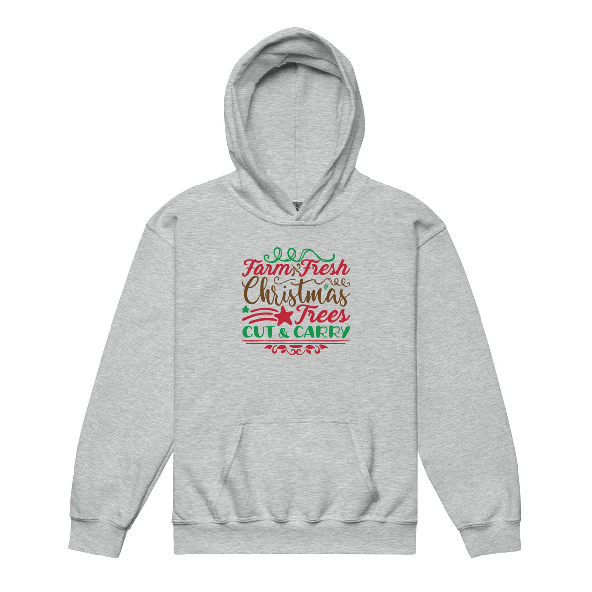 Farm Fresh Christmas Trees, Cut & Carry Kids Hoodie