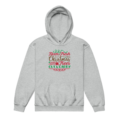 Farm Fresh Christmas Trees, Cut & Carry Kids Hoodie