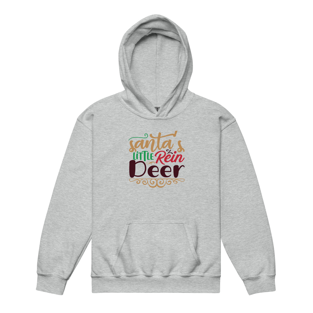 Santa's Little Reindeer Christmas Kids Hoodie