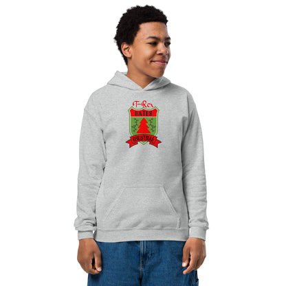 T-Rex Hates Christmas Kids Hoodie