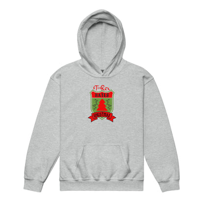 T-Rex Hates Christmas Kids Hoodie