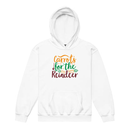 Carrots for the Reindeer Christmas Kids Hoodie