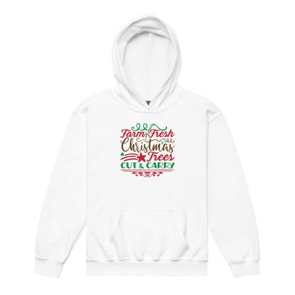 Farm Fresh Christmas Trees, Cut & Carry Kids Hoodie