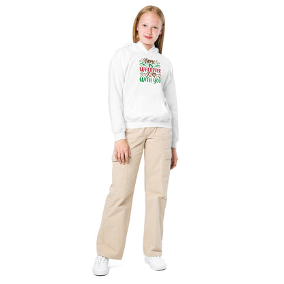 Home Is Wherever I'm with You Christmas Kids Hoodie
