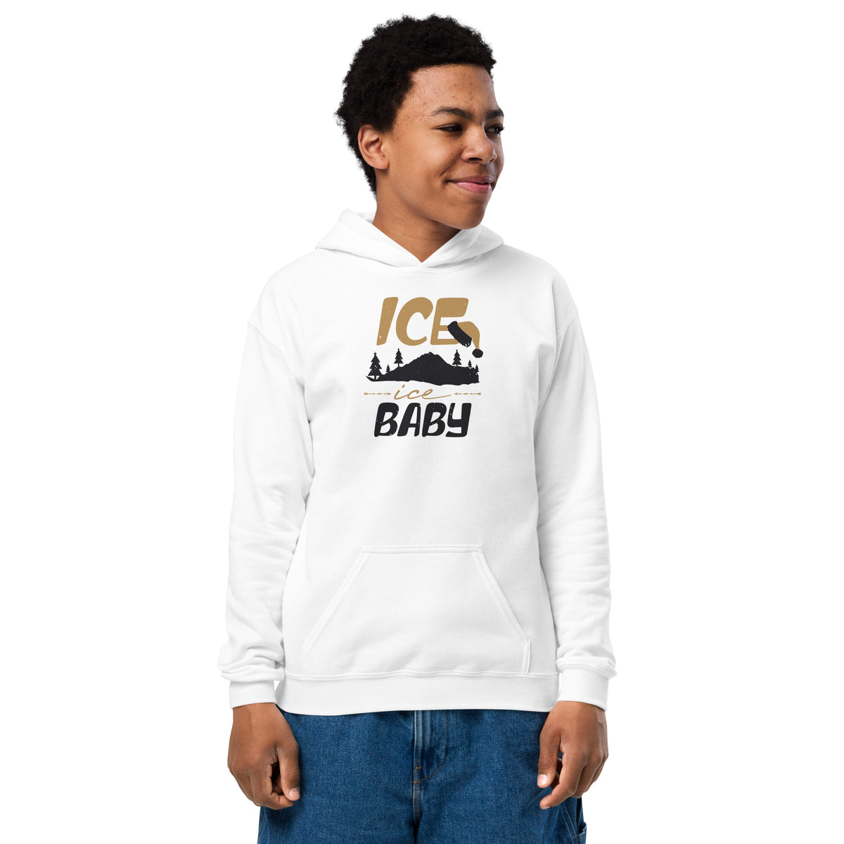 Ice Ice Baby Christmas Kids Hoodie