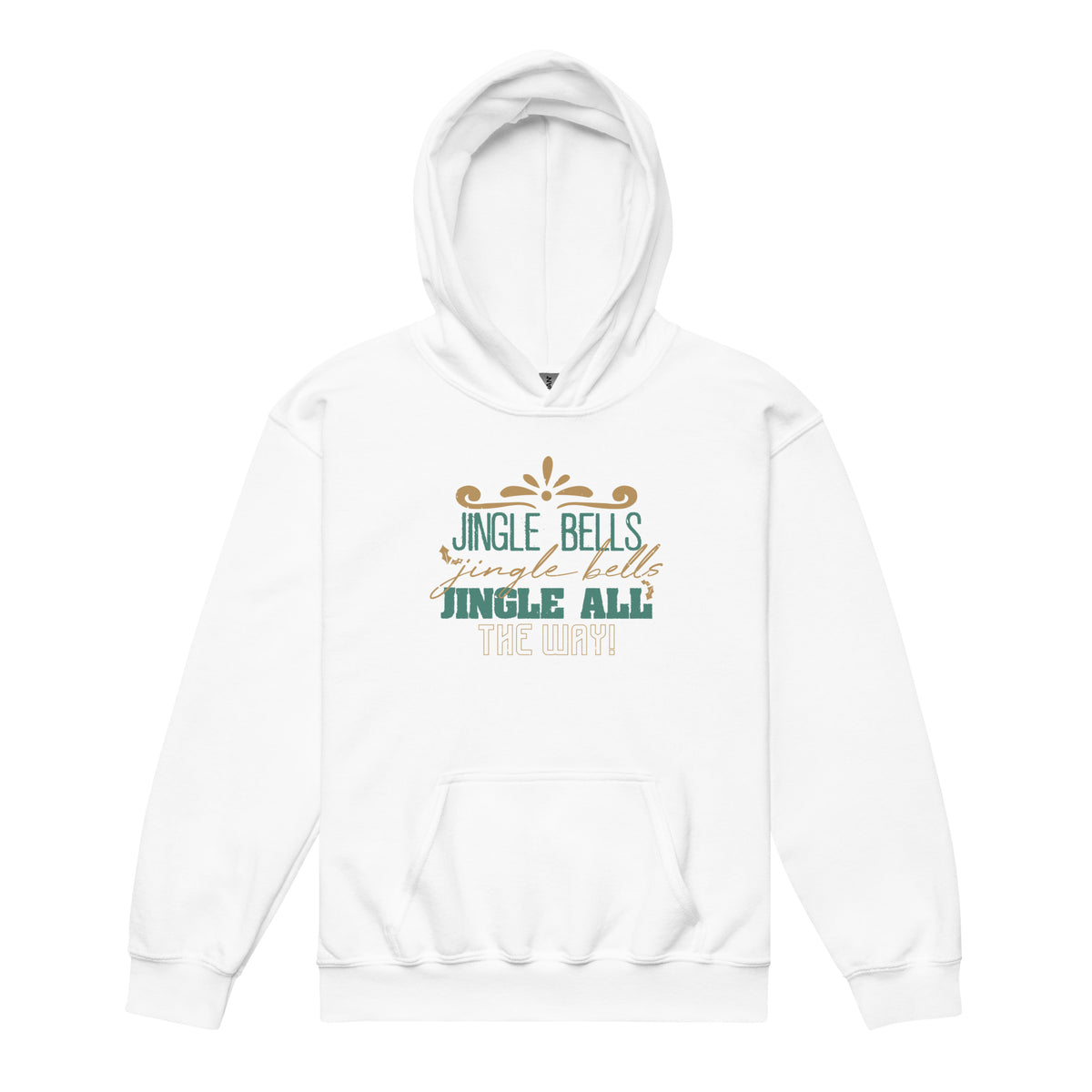 Jingle Bells, Jingle All the Way Christmas Kids Hoodie
