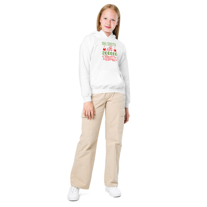 My Santa Is Soooo Sweet Christmas Kids Hoodie