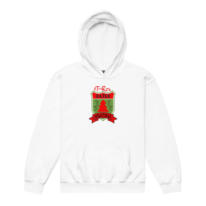 T-Rex Hates Christmas Kids Hoodie
