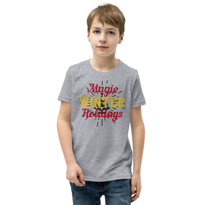 Magic Winter Holidays Christmas Kids T-Shirt