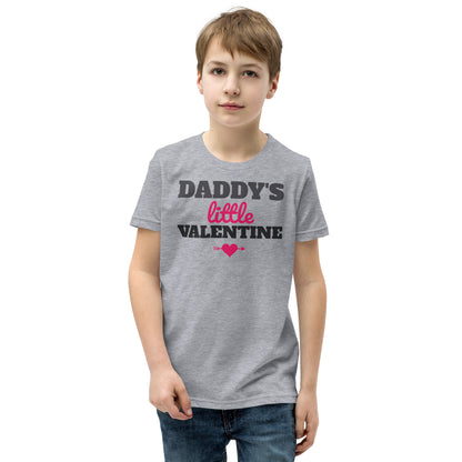 Daddy's Little Valentine Kids T-Shirt