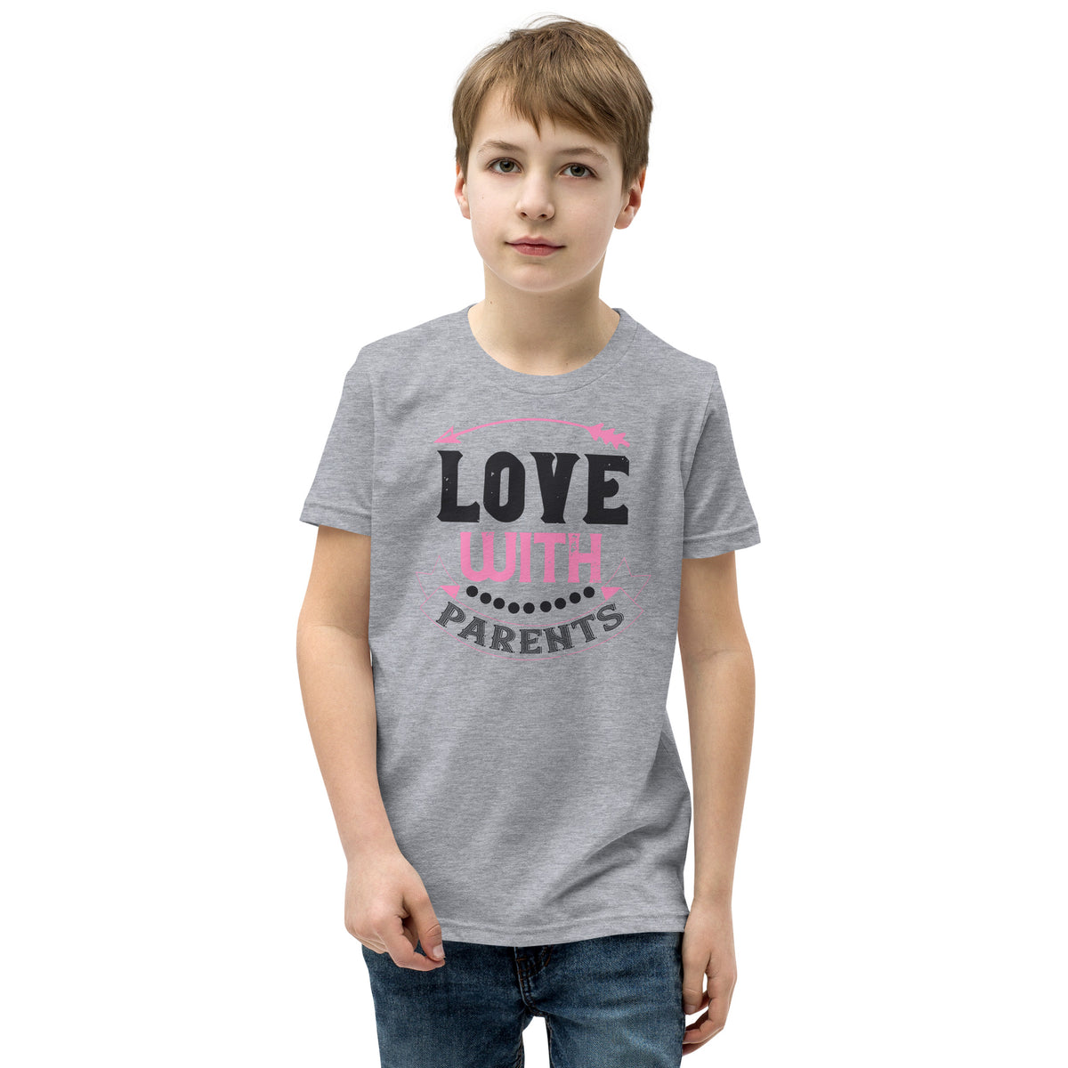 Love with Parents Valentine's Day Kids T-Shirt