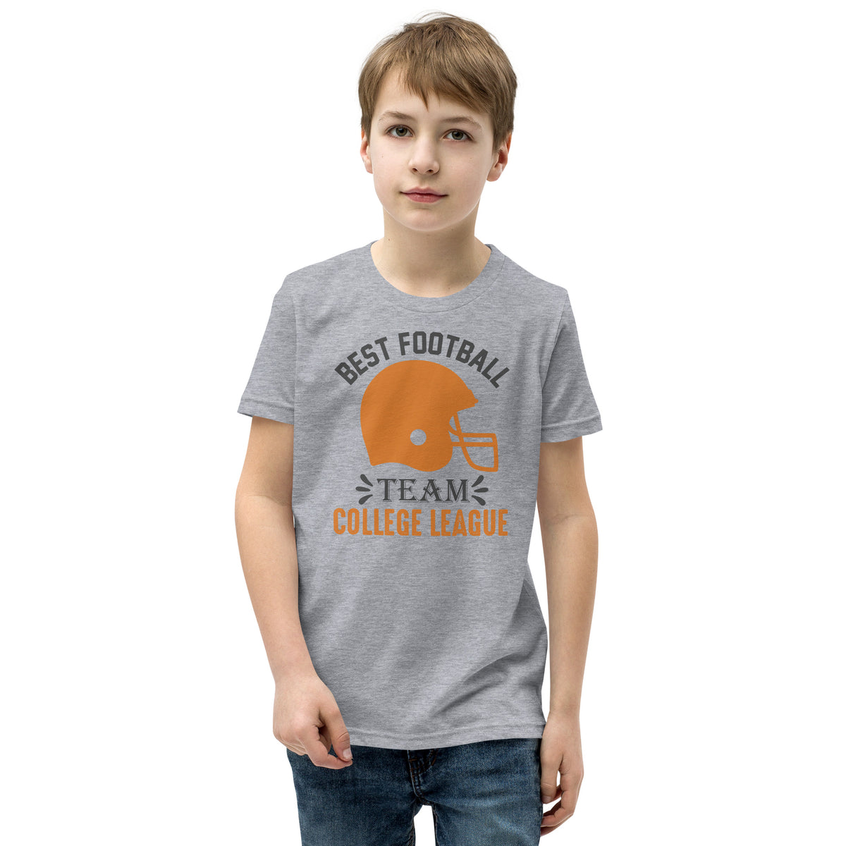 Best Football Team College League Kids T-Shirt