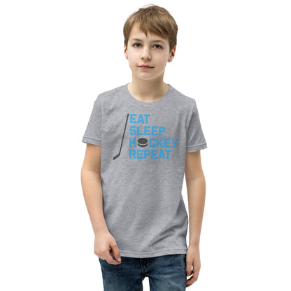 Eat Sleep Hockey Repeat Kids T-Shirt