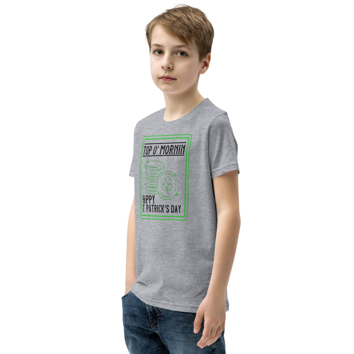 Top O' Mornin' Happy St. Patrick's Day Kids T-Shirt