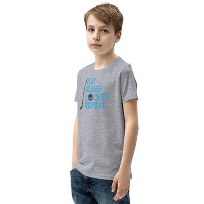 Eat Sleep Hockey Repeat Kids T-Shirt