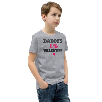 Daddy's Little Valentine Kids T-Shirt
