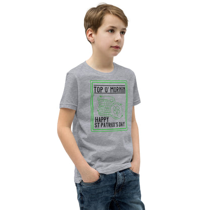 Top O' Mornin' Happy St. Patrick's Day Kids T-Shirt