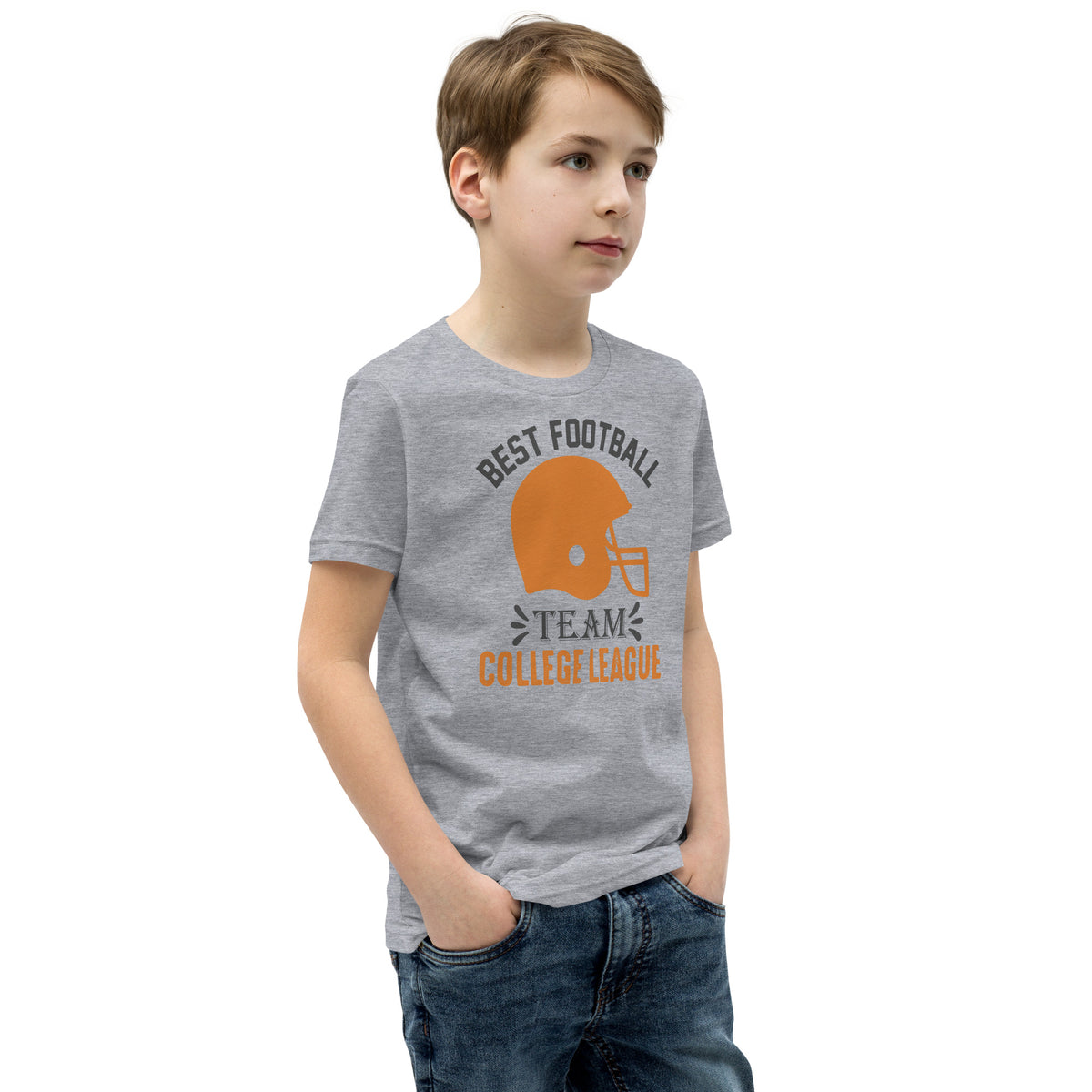 Best Football Team College League Kids T-Shirt