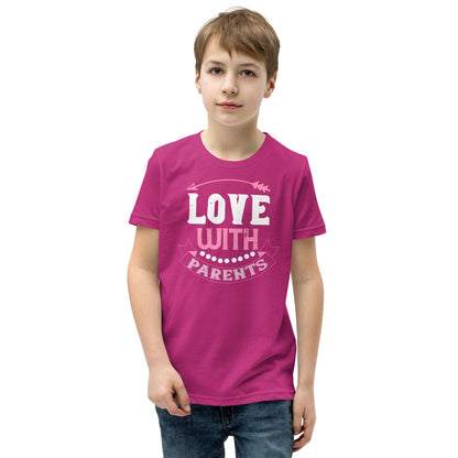Love with Parents Valentine's Day Kids T-Shirt