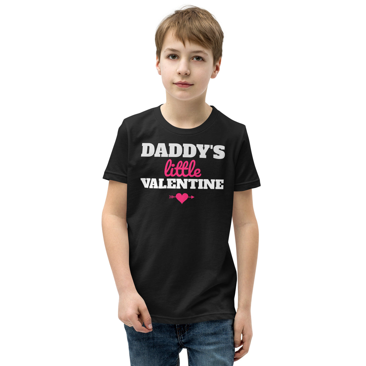 Daddy's Little Valentine Kids T-Shirt