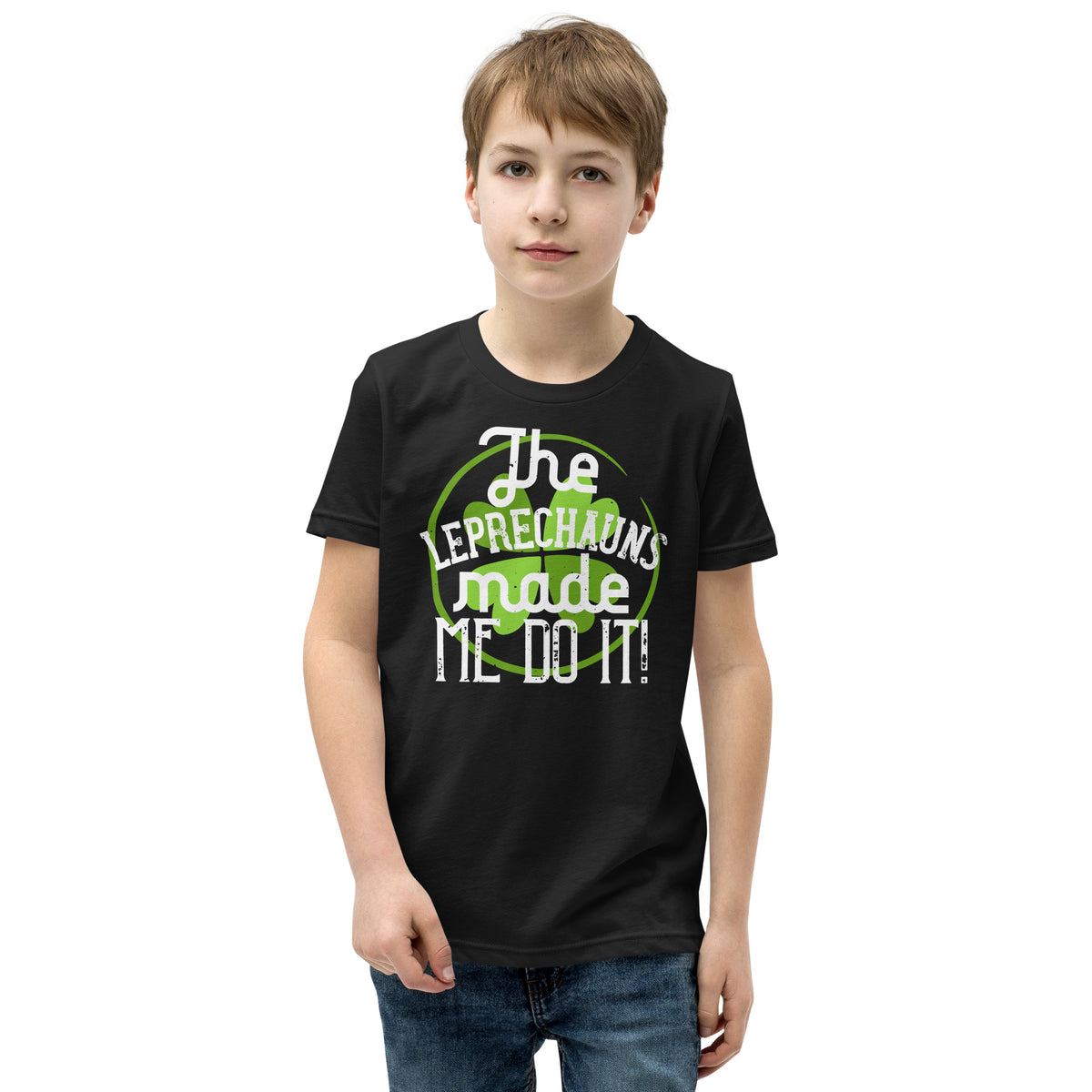 The Leprechauns Made Me Do It St. Patrick's Day Kids T-Shirt