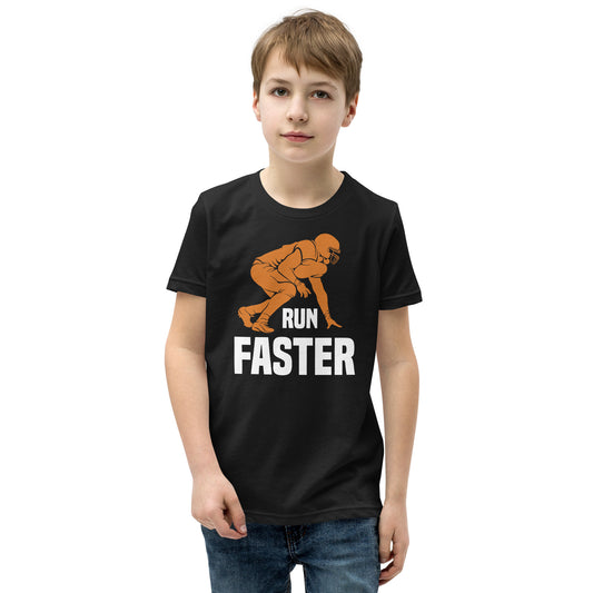 Run Faster Football Kids T-Shirt