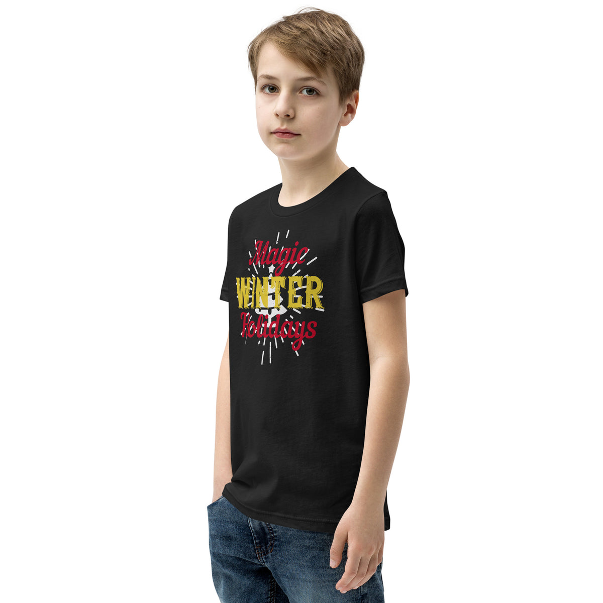 Magic Winter Holidays Christmas Kids T-Shirt