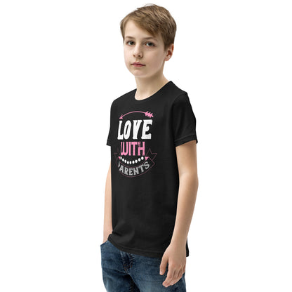 Love with Parents Valentine's Day Kids T-Shirt