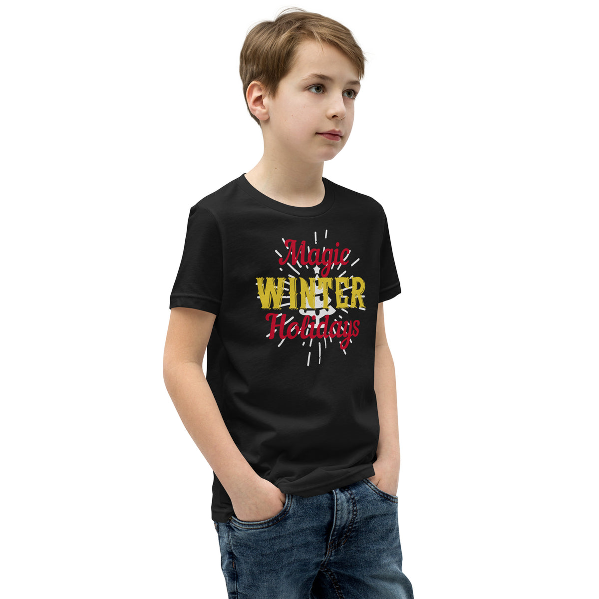 Magic Winter Holidays Christmas Kids T-Shirt