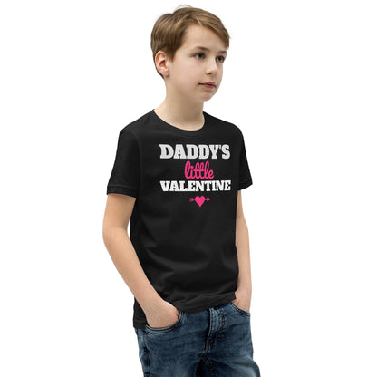 Daddy's Little Valentine Kids T-Shirt