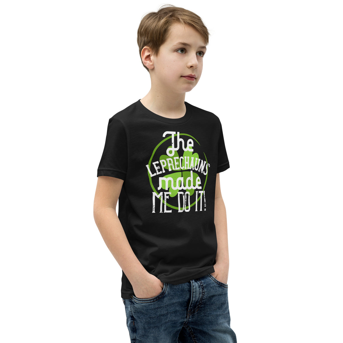 The Leprechauns Made Me Do It St. Patrick's Day Kids T-Shirt