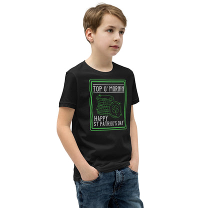 Top O' Mornin' Happy St. Patrick's Day Kids T-Shirt