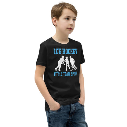 Ice Hockey It's a Team Sport Kids T-Shirt