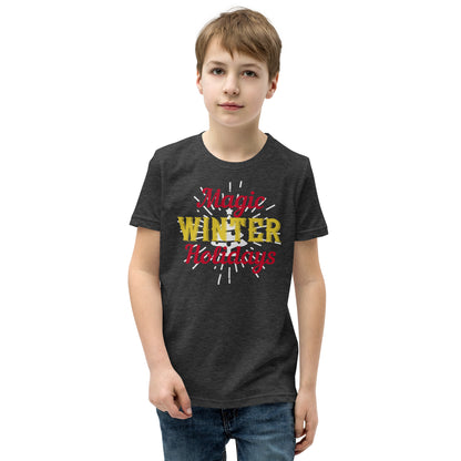 Magic Winter Holidays Christmas Kids T-Shirt