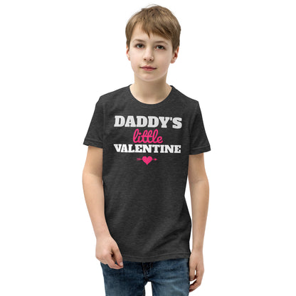 Daddy's Little Valentine Kids T-Shirt