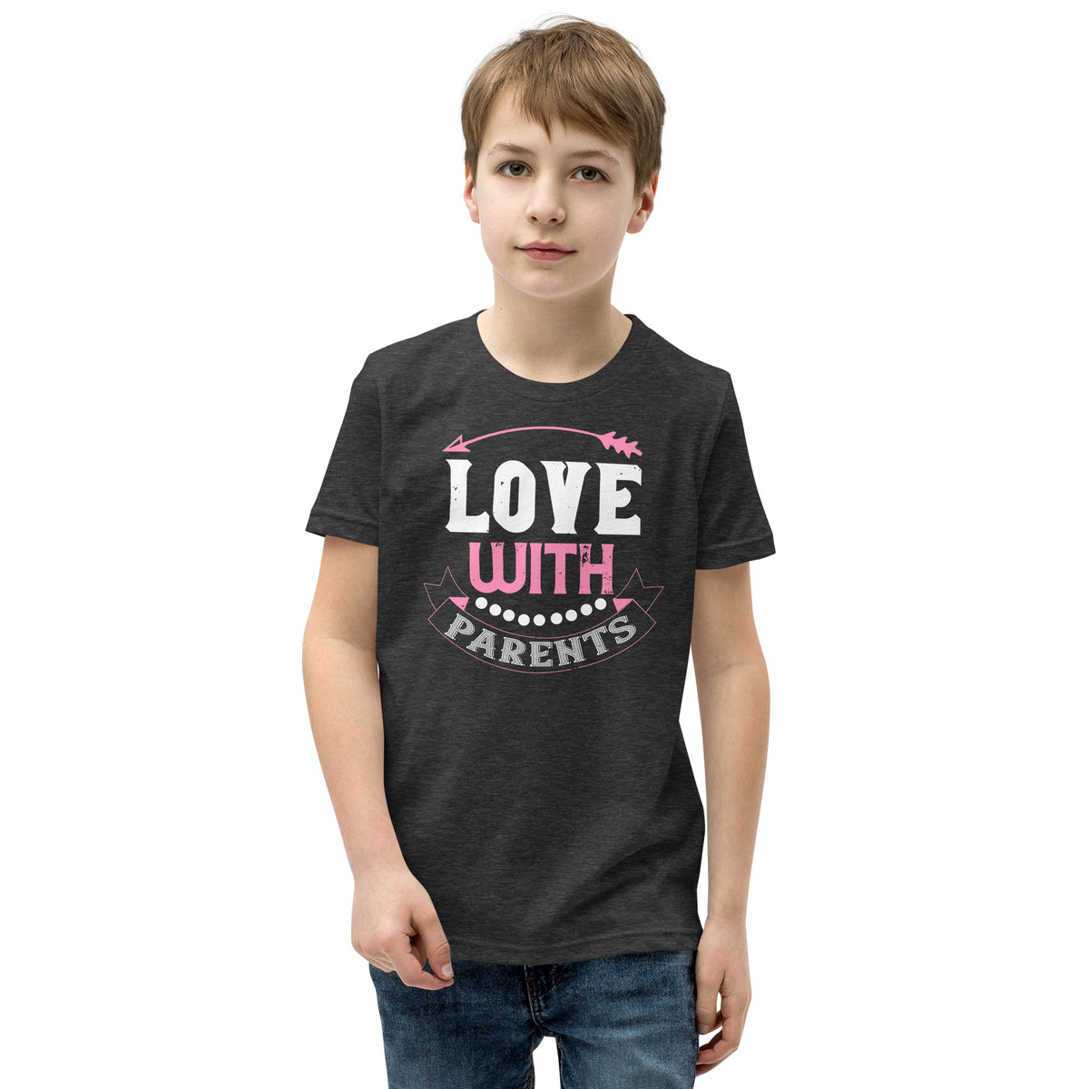 Love with Parents Valentine's Day Kids T-Shirt