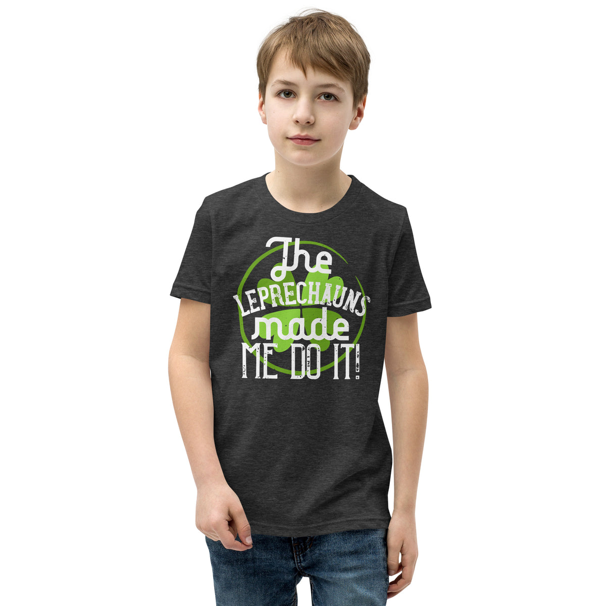 The Leprechauns Made Me Do It St. Patrick's Day Kids T-Shirt