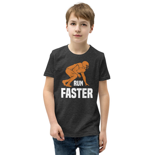 Run Faster Football Kids T-Shirt
