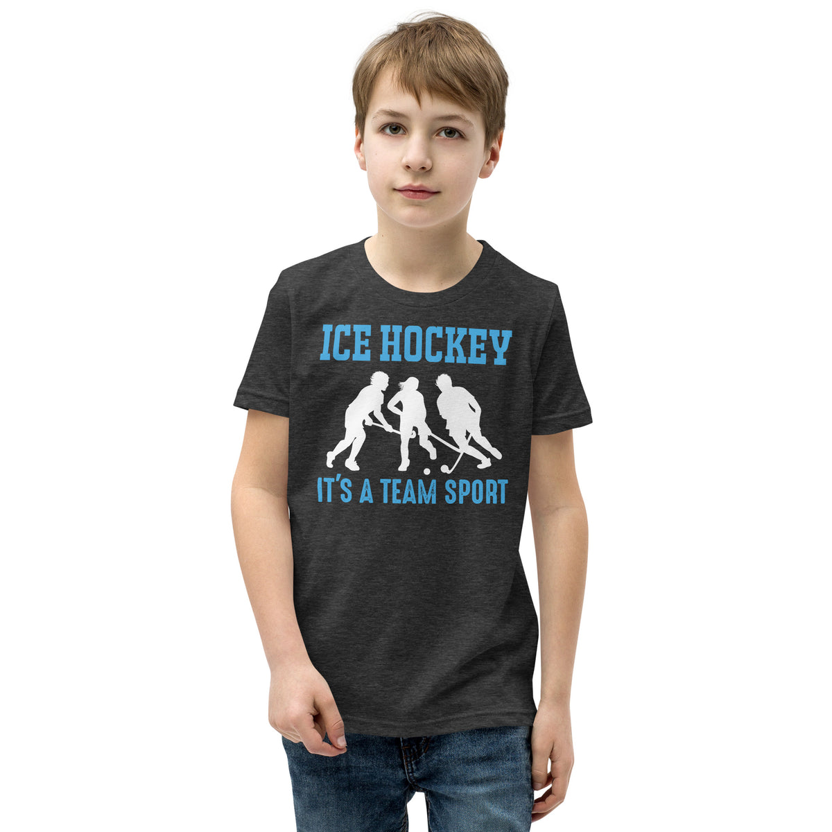 Ice Hockey It's a Team Sport Kids T-Shirt