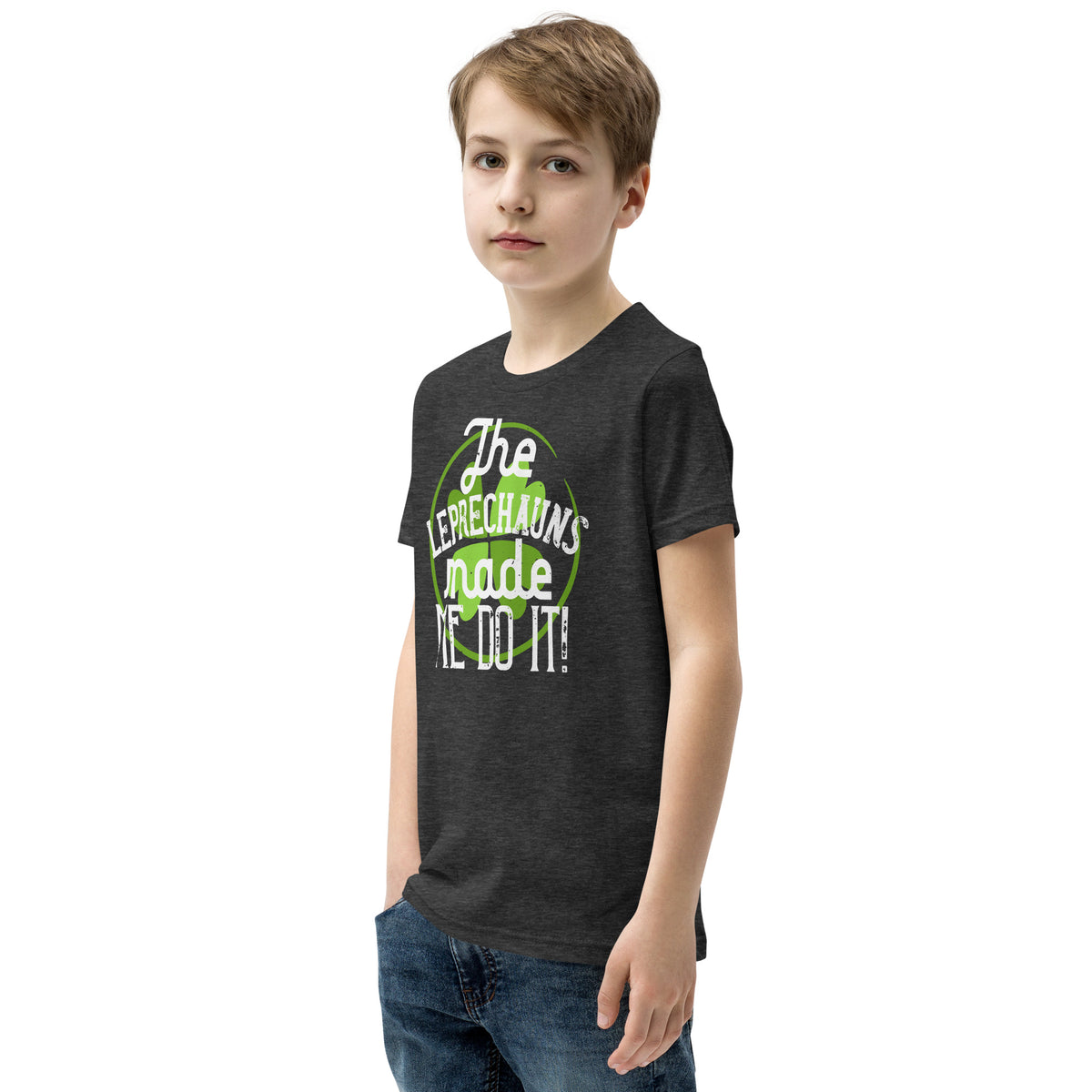 The Leprechauns Made Me Do It St. Patrick's Day Kids T-Shirt