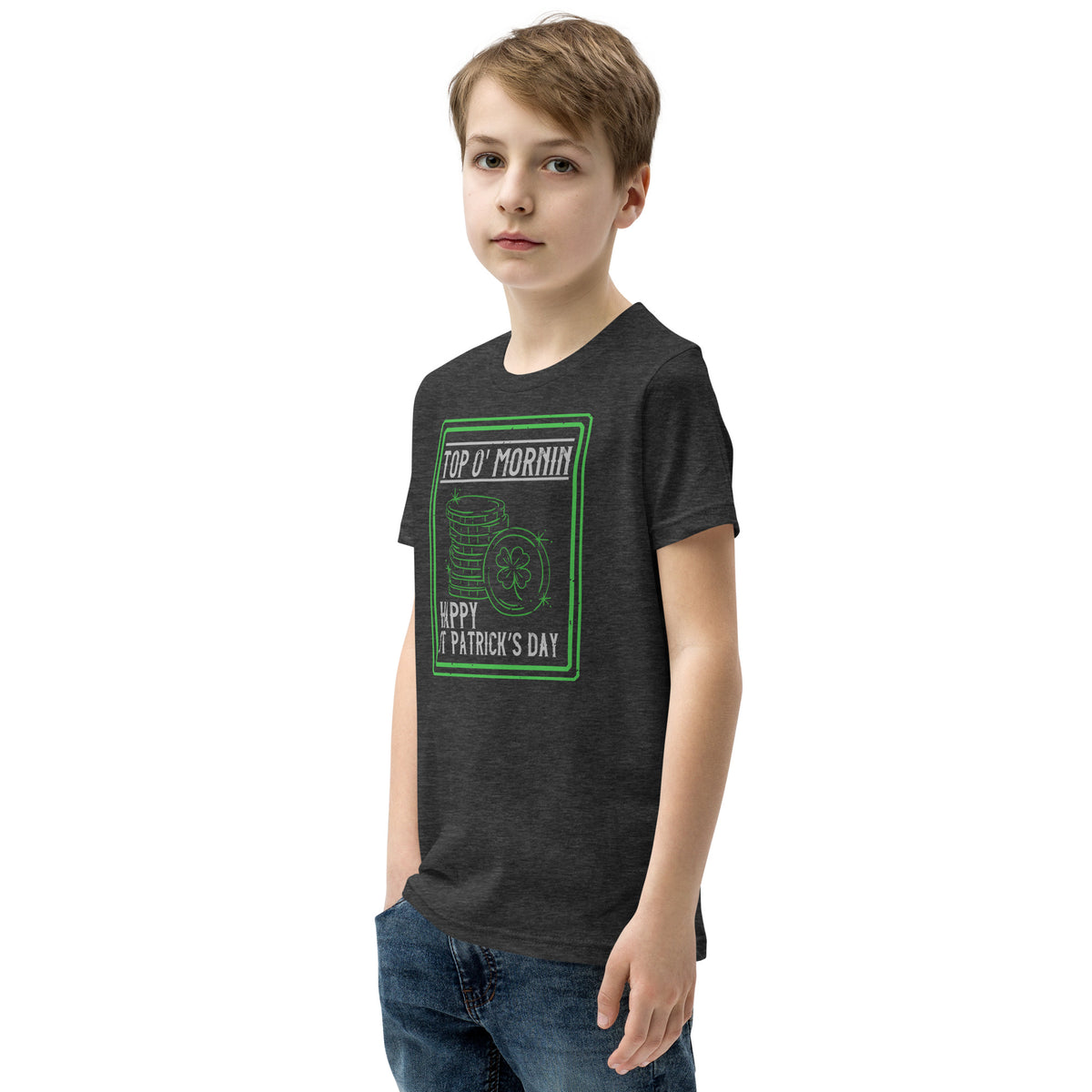 Top O' Mornin' Happy St. Patrick's Day Kids T-Shirt