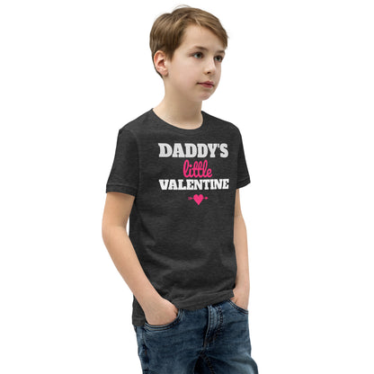 Daddy's Little Valentine Kids T-Shirt