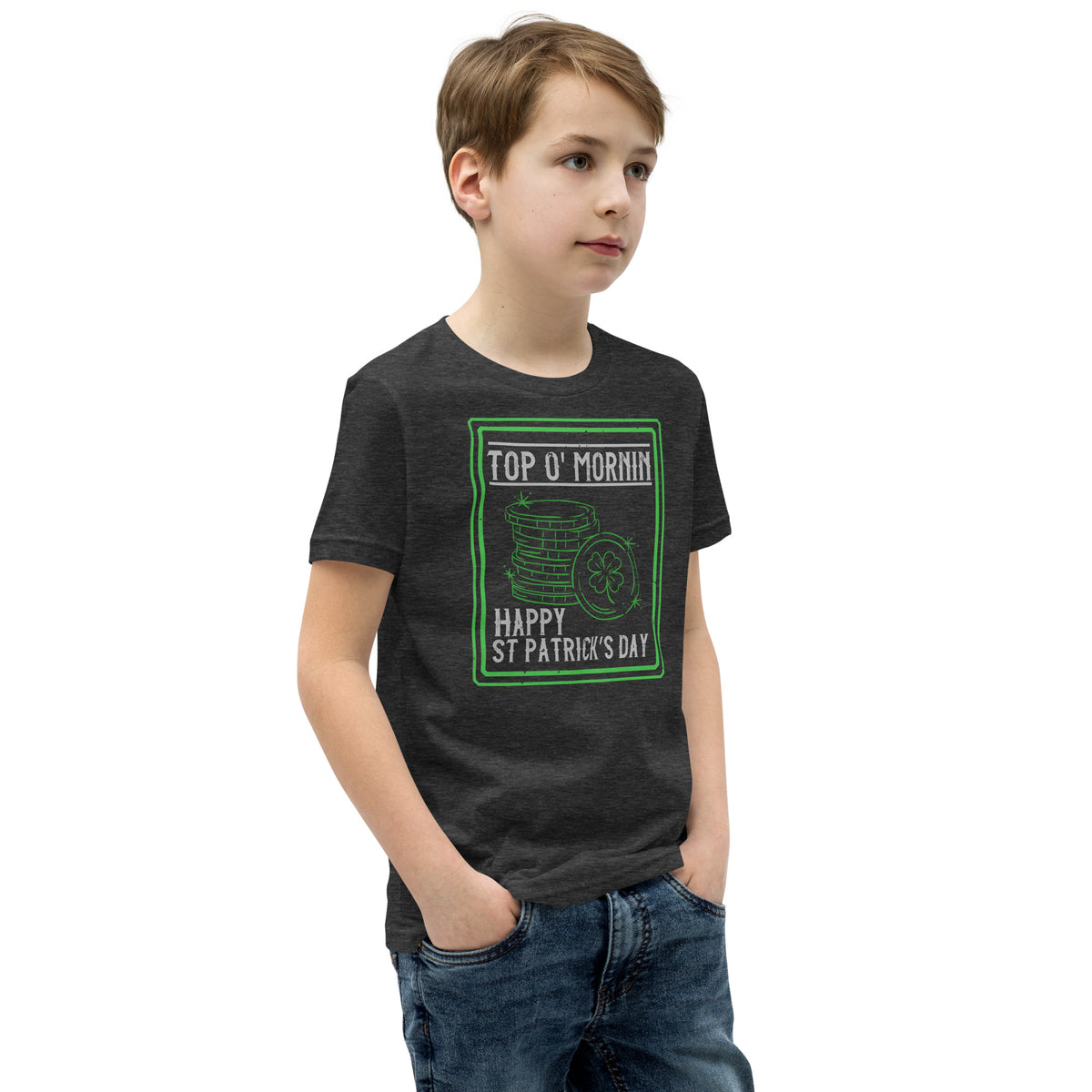 Top O' Mornin' Happy St. Patrick's Day Kids T-Shirt