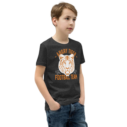 Angry Tiger Football Team Kids T-Shirt