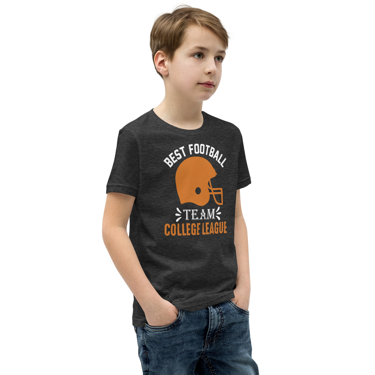 Best Football Team College League Kids T-Shirt